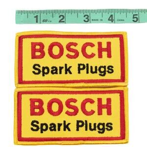 Vintage Yellow And Red BOSCH Racing Patch